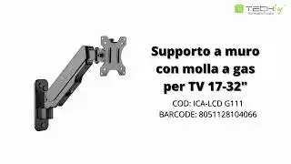 Come installare Staffa Supporto a muro con molla a gas per TV LED LCD 17 32 pollici