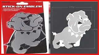 Show Your Bulldog Pride with Pilot's Durable Stainless Steel Emblem
