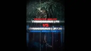 Primitive Wars T.rex vs Rexy #primitivewar #jurassicworld #trex #wisedit #1v1battles #edit #shorts