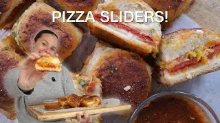 How to Make Pepperoni Pizza Sliders | Football Sunday Appetizer