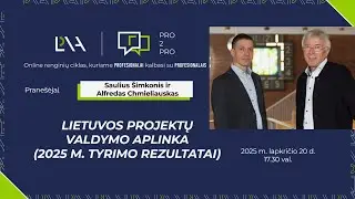 Pro2Pro su S.&Scaron;imkoniu ir A.Chmieliausku