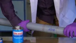 PIPE-MATE (PVC Wet Set Fast Solvent Welding Compound) - Video 2