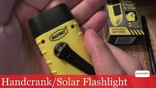 Handcrank Solar Flashlight