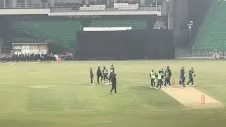 Rana Faheem Ashraf injured after being hit by a ball during the match @Sportsinsider57 