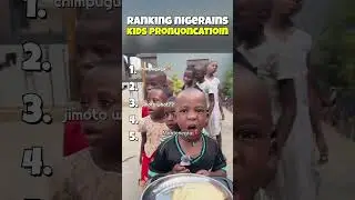 English No Be Beans! 😂 Funniest Nigerian Kids Pronunciations Ranked #funny