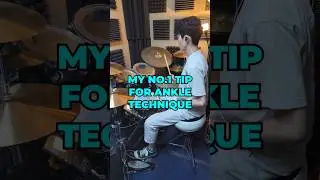 My No.1 Tip for Ankle Technique - Double Bass Drumming