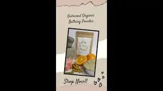 Glamsoul Homemade Organic Bathing Powder #organicbathingpowder #bathingpowder