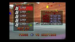 CTR - [UNOFFICIAL] Blizzard Bluff - Lap 22:20 - Course 1:08:87 GOD