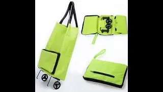Sacola para Compras Carrinho Dobr&aacute;vel com Rodas Shopbag GT083