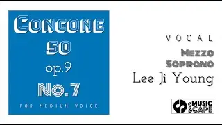 Concone 50, Op.9 No.7 (Medium Voice with Vocal)