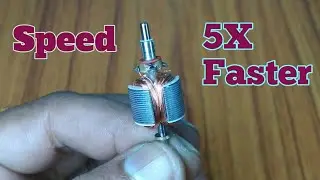 How to increase the speed of a dc motor