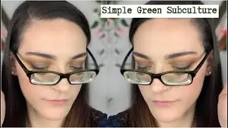 Subtle Green Smokey Eye Subculture | Glasses | Blushed