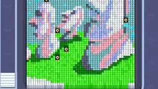 Pixel Flow Level 554. Walkthrough Gameplay 