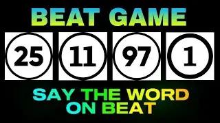 BRAIN TEST - Say The Word On Beat (Viral Interactive video)