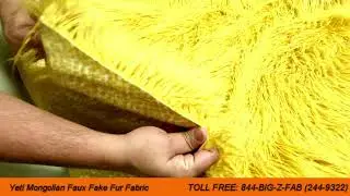 Yeti Mongolian Faux Fake Fur Fabric