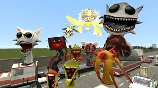 Nextbot Cartoon Monsters Invasion in Gmod Terrifying Trevor Henderson Creatures नेक्स्टबॉट कार्टून