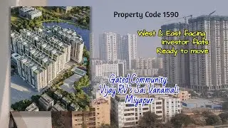 Code 1590 | Investor flats Gated Community Vijay RV's Sai Vanamali Miyapur