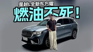实拍吉利星越L全新东方曜，燃油双子星竟然这么强,汽车,评测导购
