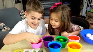 Decorating and Coloring Eggs - Fun Art Project at Home