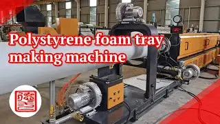 Styrofoam box machine of disposable food container, polystyrene foam tray making machine