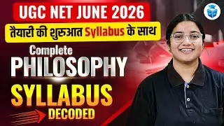 UGC NET Philosophy Syllabus 2026 | UGC NET June 2026 Philosophy Discussion | JRFAdda