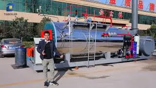 TGBOILER 2000kg/h Diesel Fired Steam BOILER, Yemen customer's comments in our factory