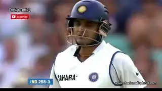 Saurav Ganguly Playing Brilliantly, but what a Awful LBW Decision, 3rd Test at Oval in 2007 &mdash;