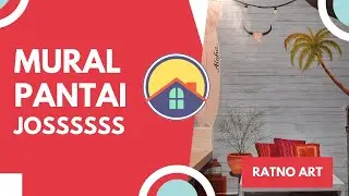 Mural Pantai | Lukis Dinding Kreatif - Ratno Art