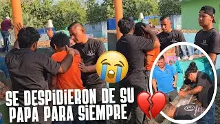 Escena que parte el alma 😭 Poncho y Cleverson se despiden de su papá para siempre😭💔