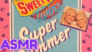 ASMR SWEET VALLEY TWINS : SUPER SUMMER FUN BOOK! | 1990 book flip through reading
