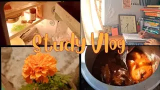 &bull;&deg;Study Vlog&deg;&bull; 📚|| Life in India 🌞|| Baking || Cooking ✨