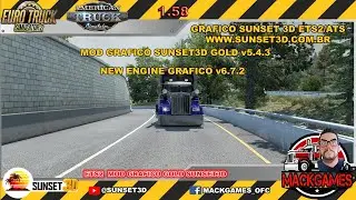 ATS 1.58 TESTANDO MOD GRAFICO SUNSET3D GOLD
