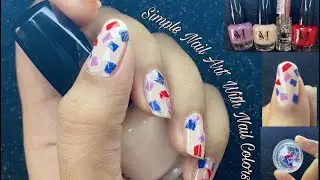 SIMPLE NAIL ART USING NAIL COLORS#nailart #nails2021 #prettynails #reckonlifestyle