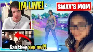 FaZe Sway Awkward as His Mom Randomly Shows Up On Stream!