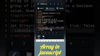 Array in Javascript 
