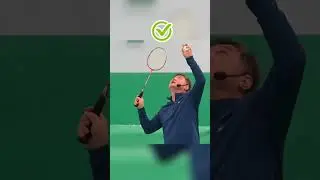Forehand Clear Correction, follow for more, like and share. #badminton #reels