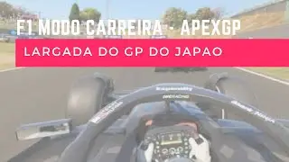 F1 2025 -  Largada do GP do Jap&atilde;o - Modo carreira com a ApexGP