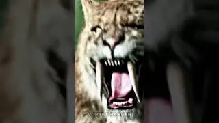 Saber Toothed Tiger VS Siberian Tiger #shorts #wildlife #animals