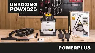 POWERPLUS - Unboxing the POWX326 vacuum cleaner &ndash; carpet cleaner