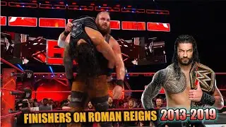 WWE ALL FINISHERS  ON ROMAN REIGNS 2013 TO 2019 HIGHLIGHTS