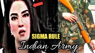 Pakistani reporter vs Indian Army|Indian Army sigma rule|Indian Army status#army #viral#sigmarule