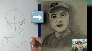 Sketch portrait, how to draw portrait using graphite pencil, #drawing #sketch #viralvideo
