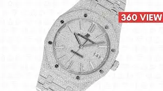 Audemars Piguet Royal Oak 41 Custom Diamond Set 15400 - Time4Diamonds