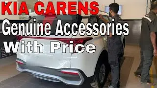 Kia Carens 2022 Company Accessories with Price | Company Fitted | KIA | Kia Carens accessories look