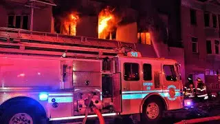 Newark Fire Department 2+ Alarm Structure Fire South Orange Ave 1-10-20