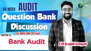 L14- Bank Audit 100% ICAI Questions covered