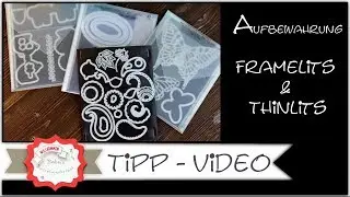 Neu Aufbewahrung Thinlits & Framelits - Stampin´Up! - Aufbewahrung Stanzformen