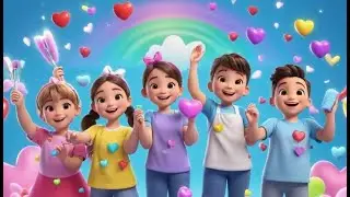 Clean Up Crew Cheer | Energetic Kids Cleanup Song | Toddler Rhyme for Tidying Up Fun