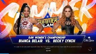 #summerslam22 #wwe WWE SummerSlam Bianca Belair VS Becky Lynch - SummerSlam 2022