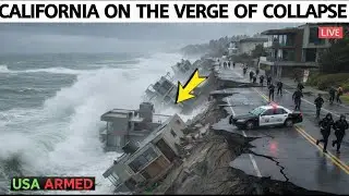 TERRIFYING: (Jan 15, 2026) Giant Waves, Cliff Collapse, Million-Dollar Mansions Destroyed